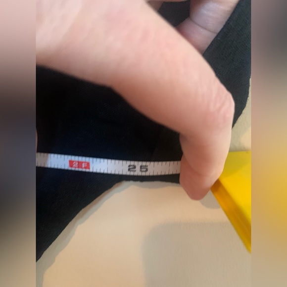 Ave & Viv Black Button Down Linen Midi Dress - Picture 8 of 8